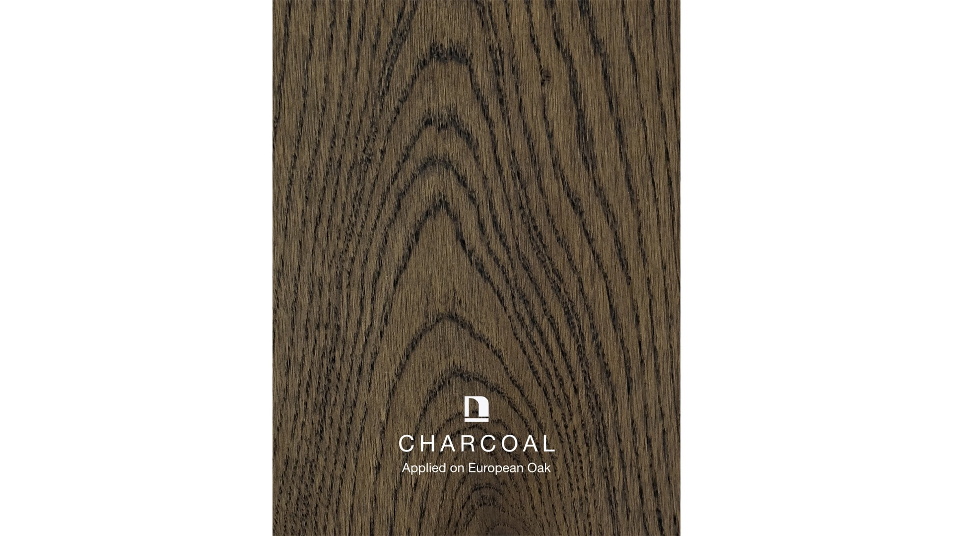 De kleur Charcoal op eikenhout van Natura OneCoat